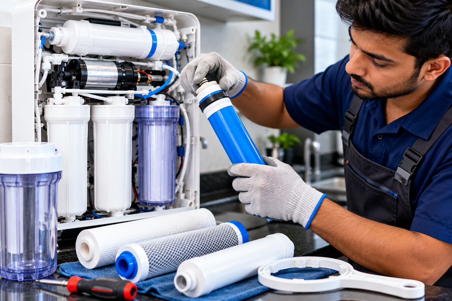 RO Water Purifier Filter and Membrane Replacement Service in Kharar